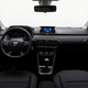Notice the lack of any displays integrated into the Sandero’s dashboard — you don’t even get one for climate control. There is a monochrome display in the instrument cluster, however.